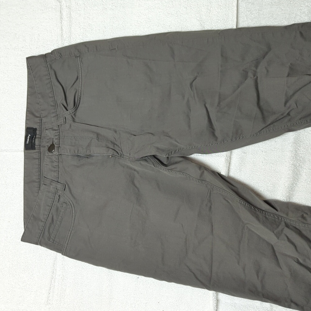 Theory Men's Long Sleeve pants Grey raffi slim fit size 30